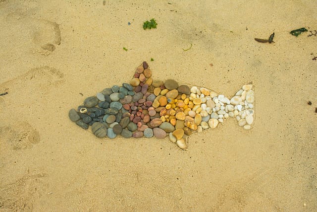 fisk av sten